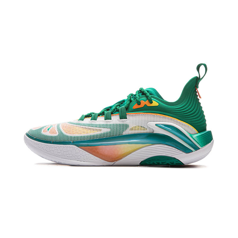 Li-Ning Li Ning BadFive Chase Hunt 1 SUPER SE Low top Outdoor Basketball Shoes Men's Dark Robin Green