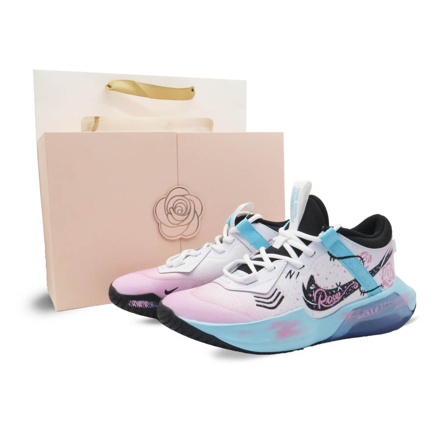 Nike Nike Air Zoom Crossover Rose Assassin Box Slip Resistant Slip Resistant Low top Vintage Basketball Shoes GS Pink Blue