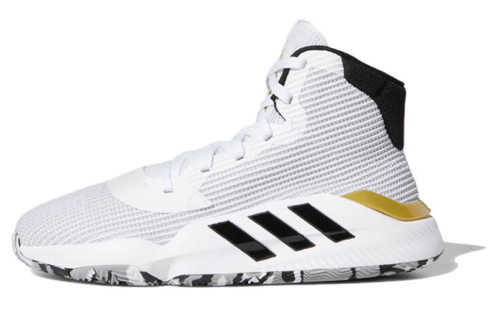 Adidas Adidas Pro Bounce 2019 'White Gold Metallic'