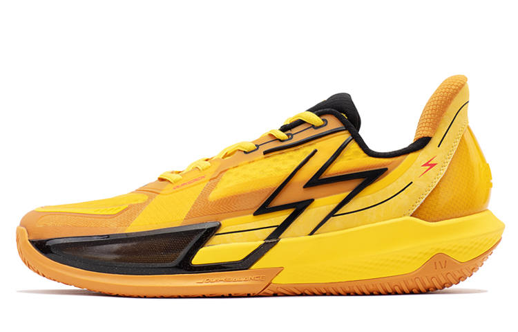 361° Big3 4.0 QUICK Basketball Shoes Men's Low Top Sunshine Yellow/Obsidian Black