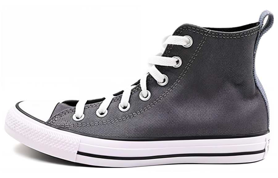 Converse Chuck Taylor All Star Abrasion Resistant Breathable High top Canvas Shoes Unisex Gray