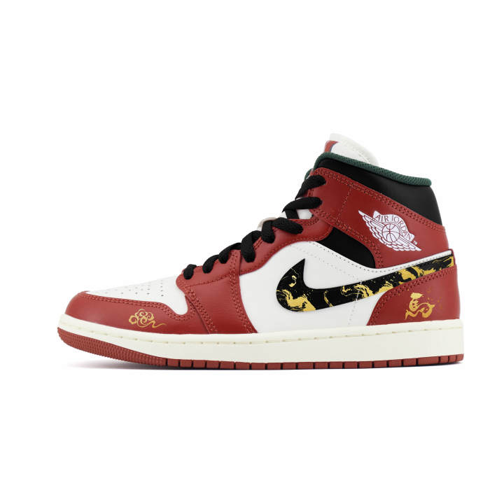 Jordan Jordan Air Jordan 1 Immediate Success, Instant Wealth Overnight Leather Abrasion Resistant Mid top