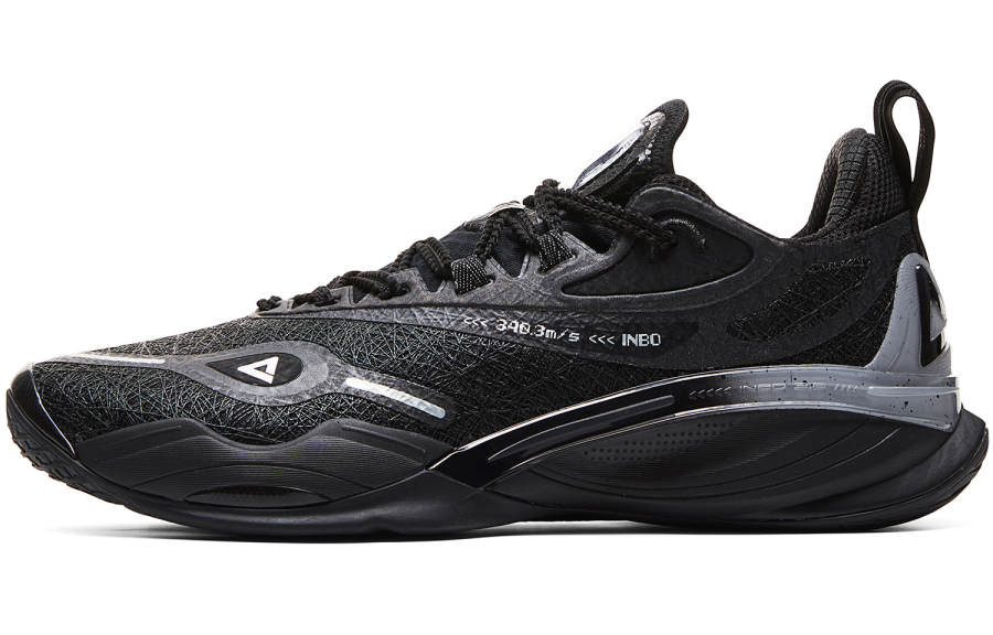 PEAK Sonic Boom 3.0 Starlight Colorway Low top Basketball Shoes Men's All Black