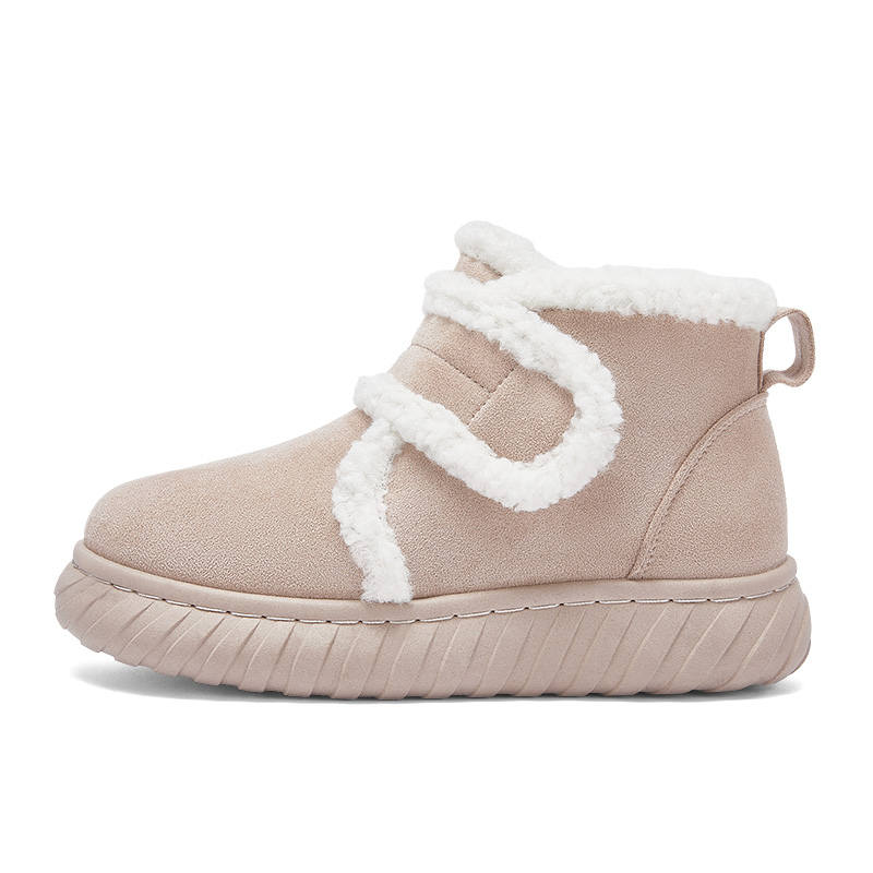 Warrior Thermal Waterproof Abrasion Resistant Fleece Lined Fashion Comfortable Short Snow Boots Women's Pink