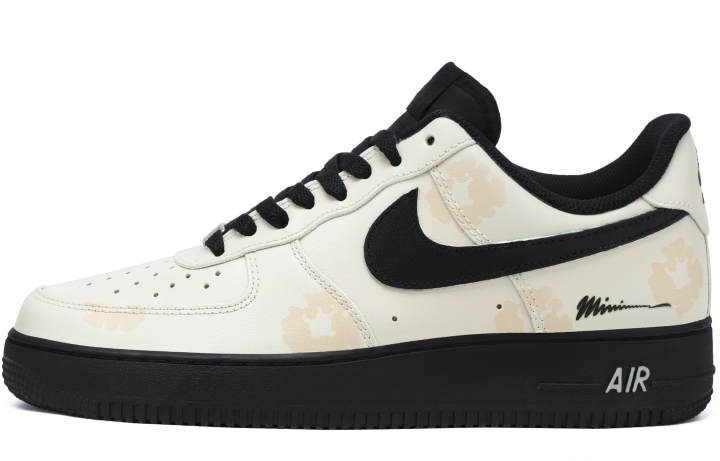 Nike Nike Air Force 1 07 Abrasion Resistant Height Increasing Low top Skateboard Shoes Women's Ecru