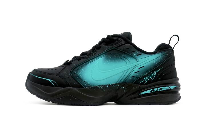 Nike Nike Air Monarch 4 Abrasion Resistant Abrasion Resistant Low top Chunky Sneakers Unisex Black