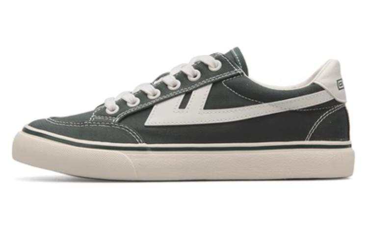 Warrior Slip Resistant Abrasion Resistant Slip Resistant Abrasion Resistant Low top Canvas Shoes Unisex Green White
