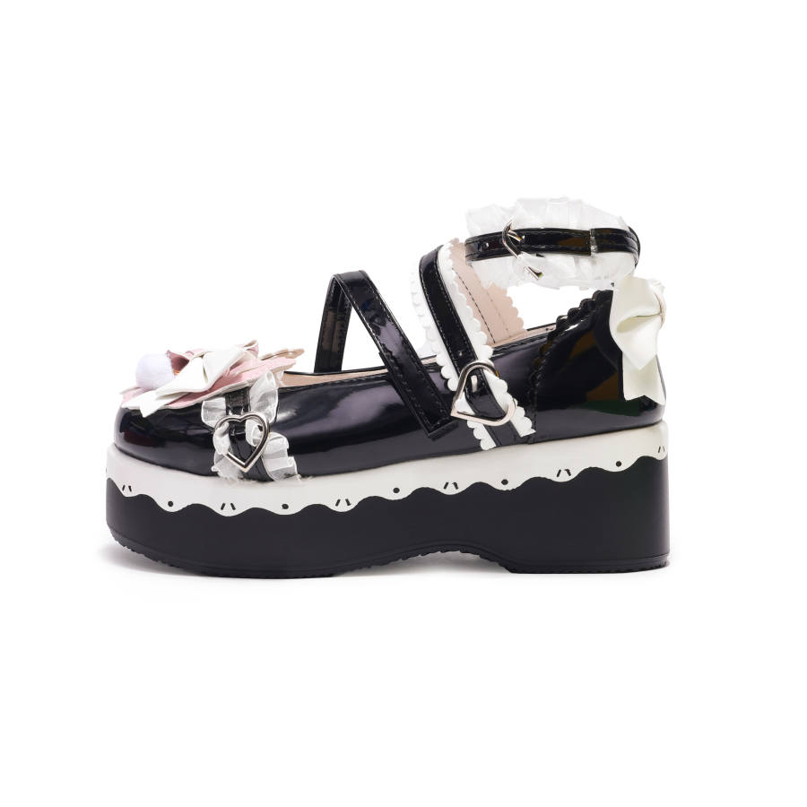 YANGNIANHUA Platform Mary Jane Shoes Women's