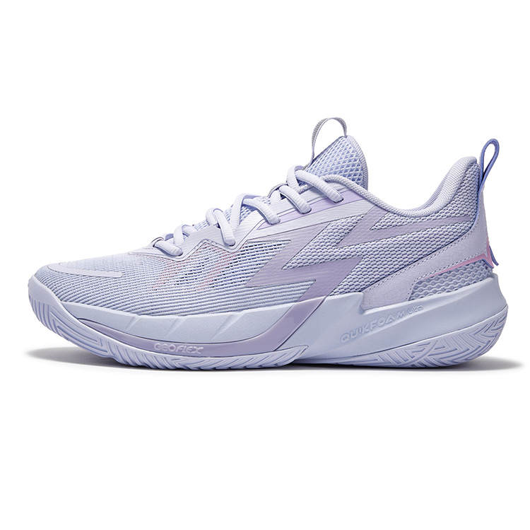 361° Slip Resistant Abrasion Resistant Low top Basketball Shoes Men's Chalk Purple