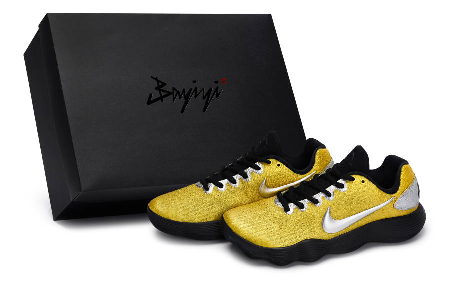 Nike Nike Hyperdunk 2017 811 Manufacturing, Gilded Silver, Special Shoe Box Abrasion Resistant Low top Basketball Shoes
