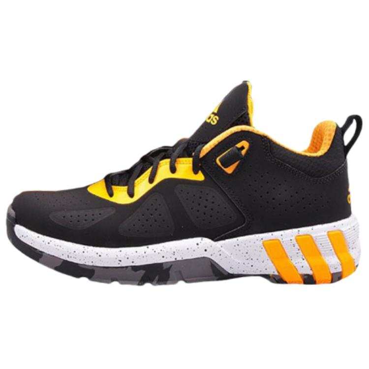 Adidas Adidas Slip Resistant Abrasion Resistant Low top Basketball Shoes Men's Black