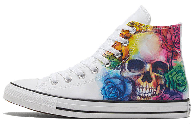 Converse Converse Chuck Taylor All Star High Top Skull And Roses 'White'