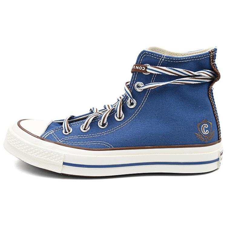 Converse Chuck 70 Fashion Abrasion Resistant High top Canvas Shoes Unisex Blue