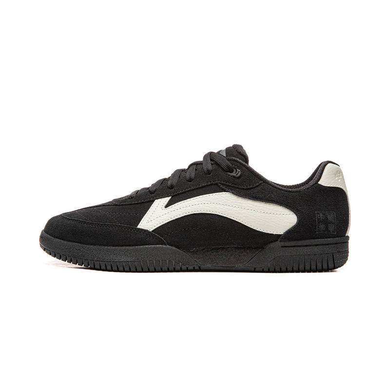Li-Ning Li Ning Abrasion Resistant Breathable Casual Scenario Low top Table Tennis Shoes Unisex Black Ivory