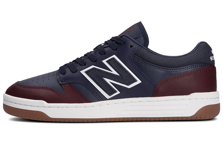 New Balance New Balance NB 480 Fabric Low top Vintage Basketball Shoes Unisex Red Blue
