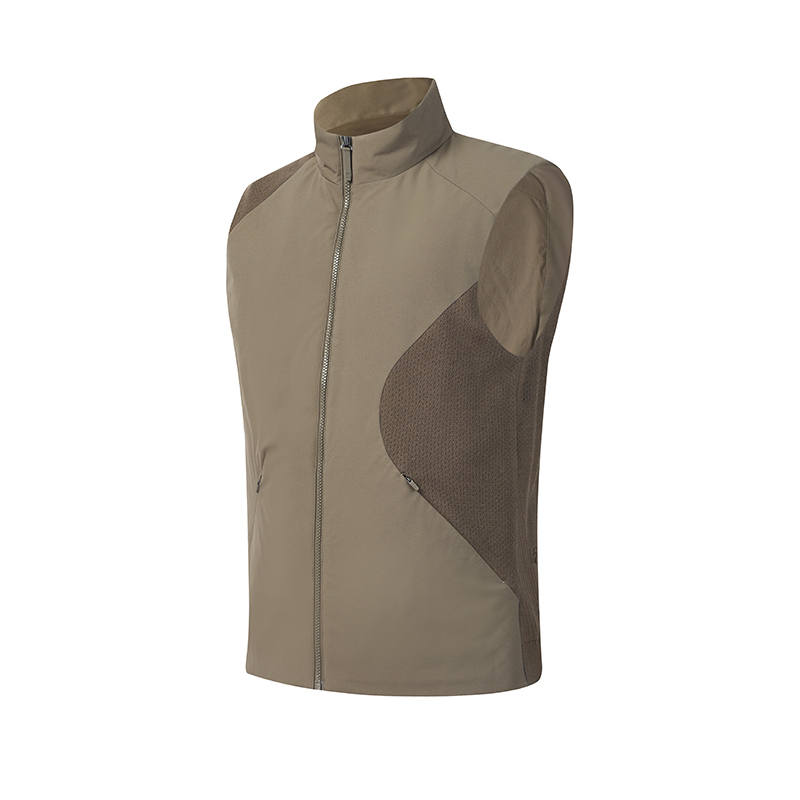 FILA Golf Vest Men's Caramel Coffee