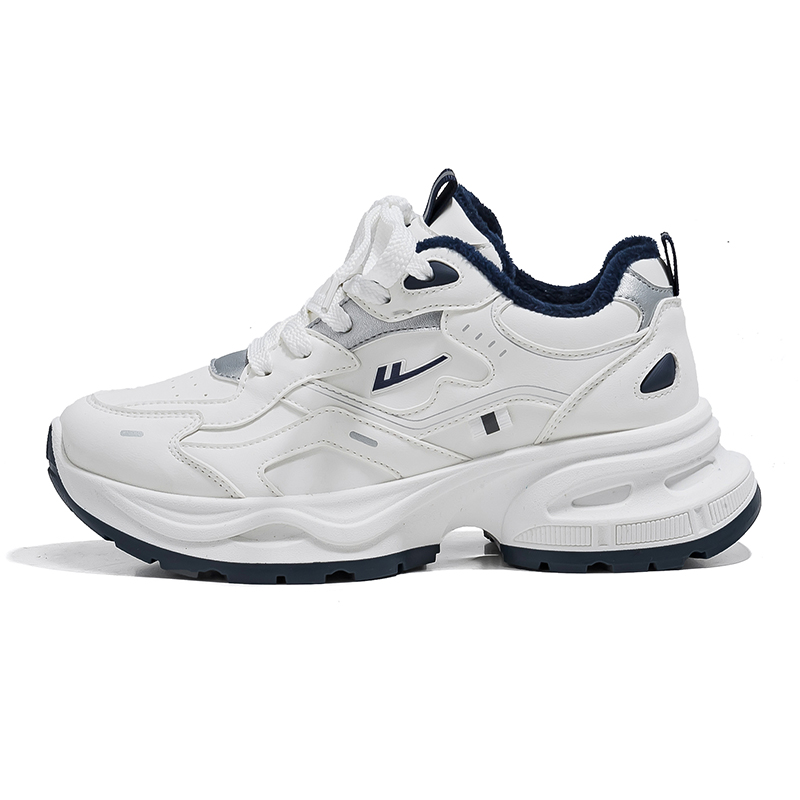 WARRIOR WARRIOR Low top Chunky Sneakers Unisex White Dark Blue