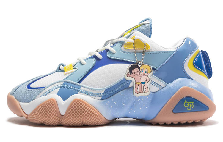 PEAK Taichi 6371 Haier Brother Vintage Basketball Shoes Blue