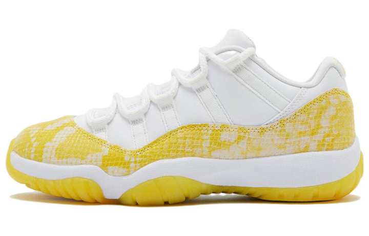 Jordan Jordan 11 Retro Low Yellow Snakeskin Women's
