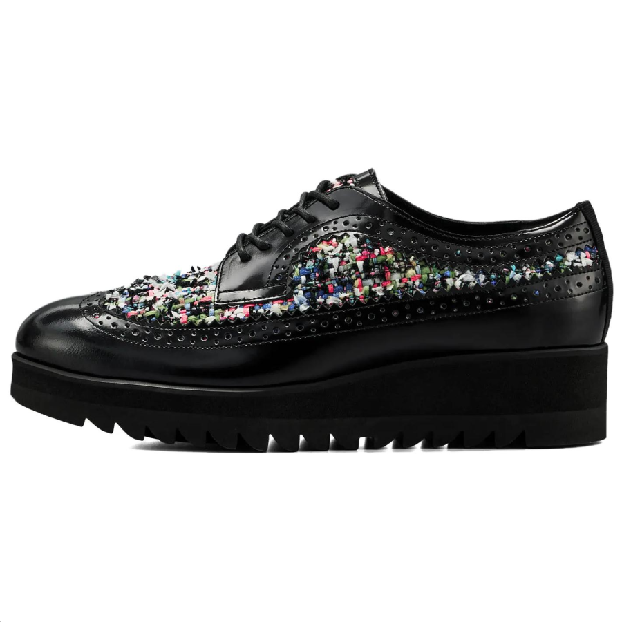 Onitsuka Tiger BROGUE Casual Leather Shoes Women's Black
