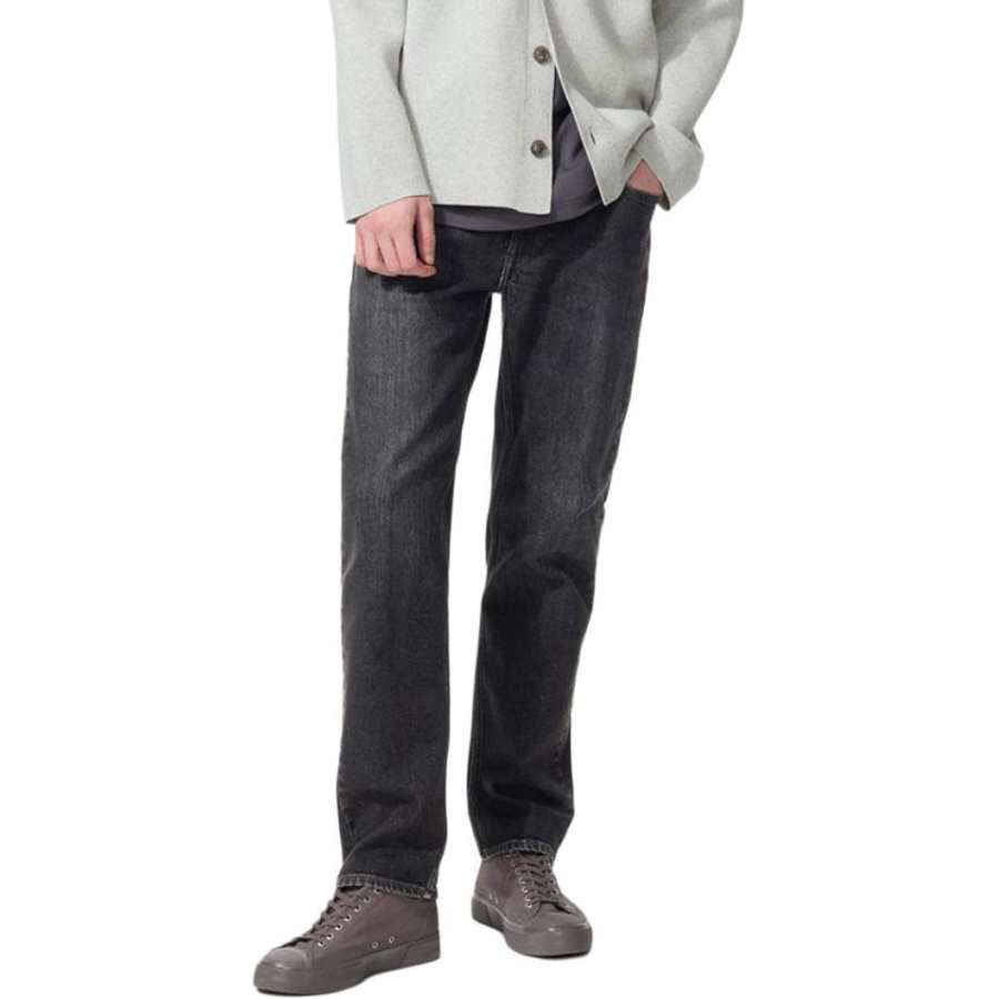 UNIQLO Jeans Men's Asphalt Gray Moderate Straight Fit Pants