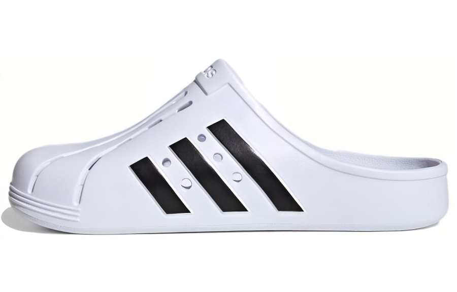 Adidas Adidas ADILETTE CLOGS Casual Slippers Unisex White Black