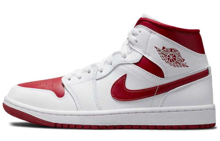 Jordan Air Jordan 1 Mid 'University Red White'