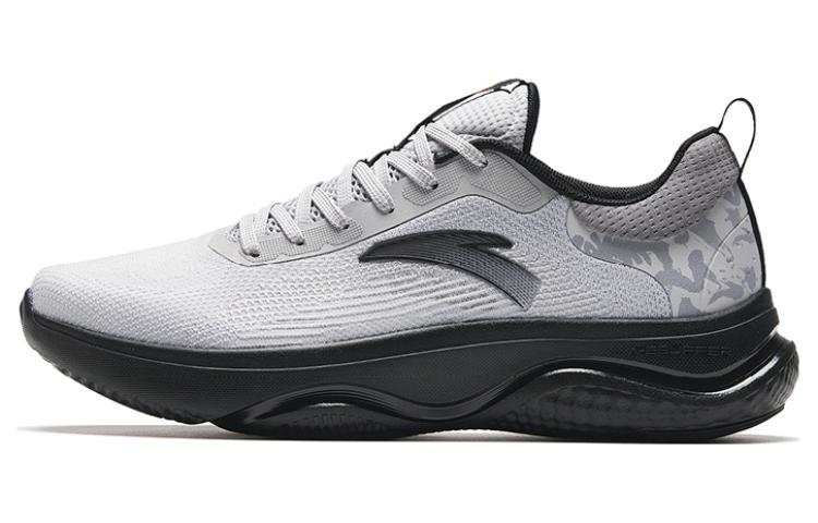 Anta Divine Journey 4 Cushioning Slip Resistant Abrasion Resistant Low top Training Shoes Men's Gray Black