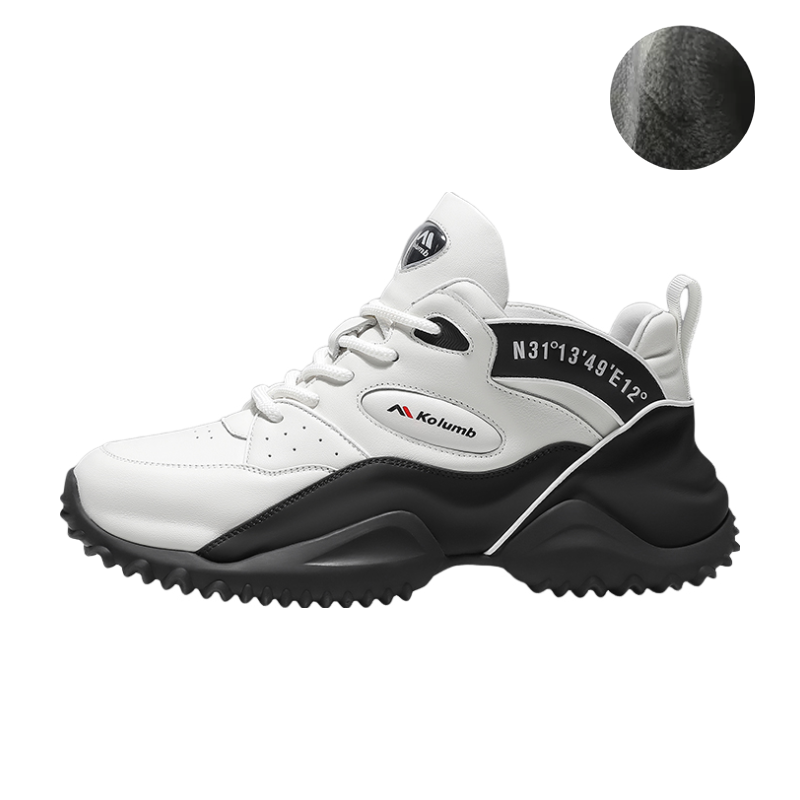 Kolumb KOLUMB Low top Chunky Sneakers Men's White Black