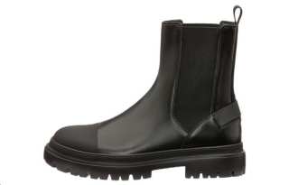 BOGNER Leather Short Chelsea Boots Men's Black