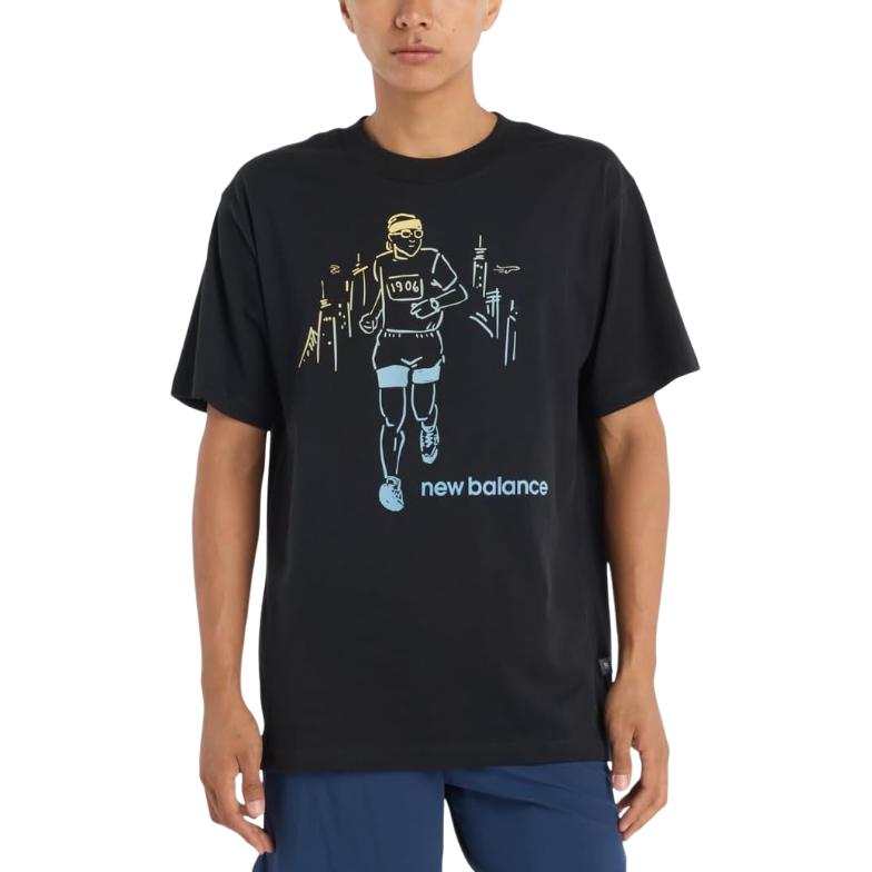 New Balance New Balance T Shirts Men's Black Crew Neck