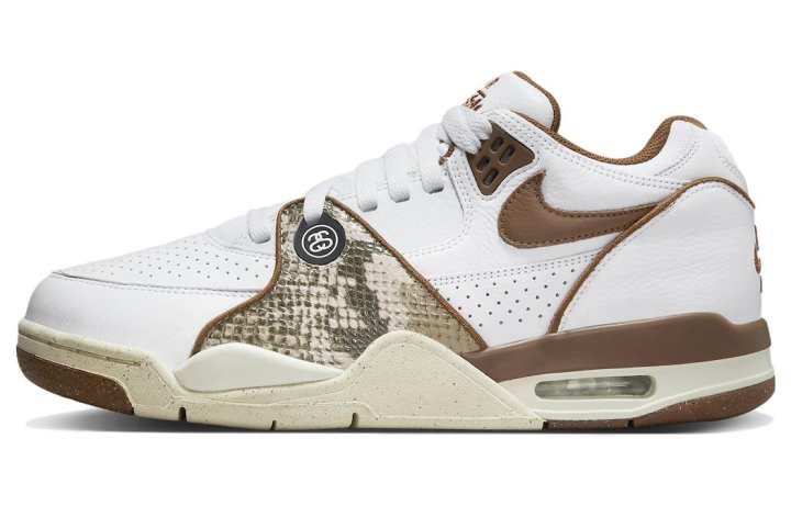 Nike Nike Air Flight '89 Low X Stüssy White And Pecan