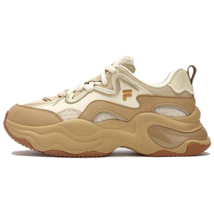 FILA FUSION Bubble Platform Sneakers 'White Tan' Women's