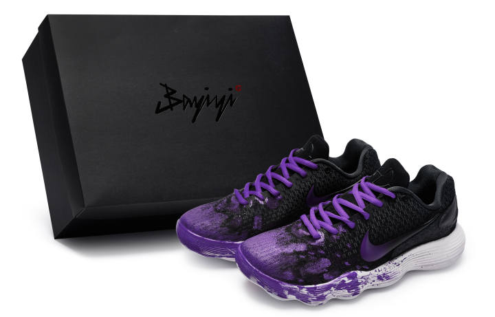 Nike Nike Hyperdunk 2017 811 Manufacturing, Infernal Shadow Deep Purple, Special Shoe Box Abrasion Resistant