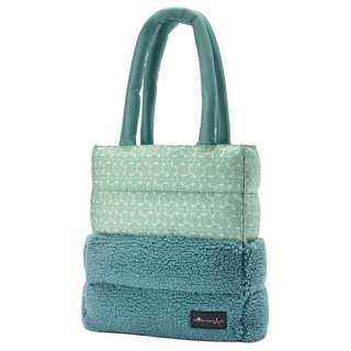 Moose Knuckles LI NING Collaboration Fabric Tote Handbag Unisex Light Clear Green