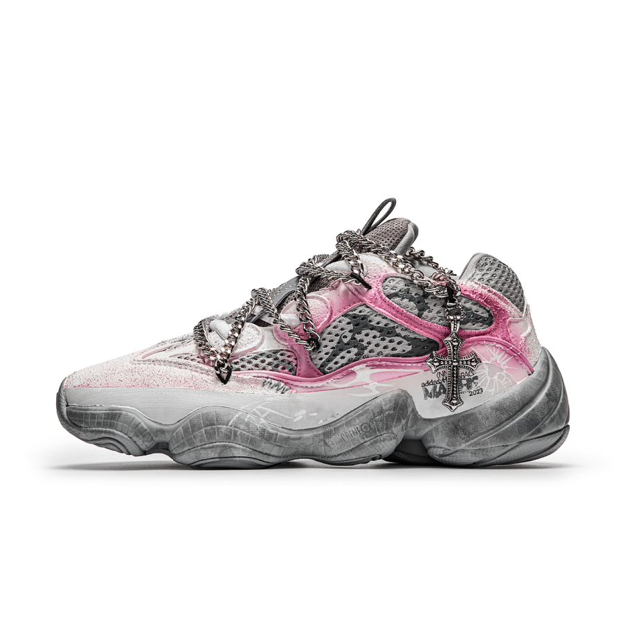 Adidas Adidas Yeezy 500 Cracked Life Cushioning Slip Resistant Cushioning Slip Resistant Low top Chunky Sneakers Unisex