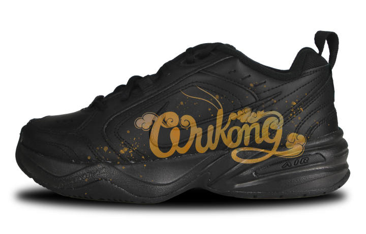 Nike Nike Air Monarch 4 Return Of The King Lightweight Coverage Low top Chunky Sneakers Unisex Black