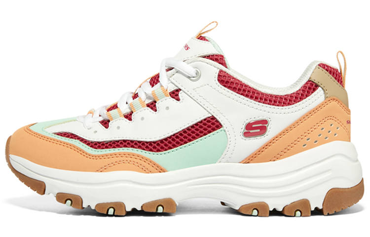 Skechers I Conik Low top Chunky Sneakers Women's Orange White Red
