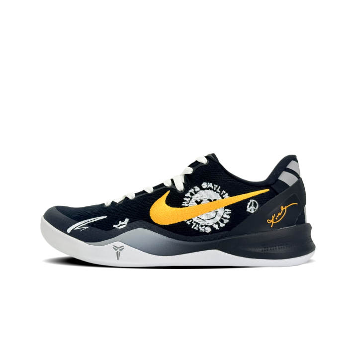 Nike Nike Kobe 8 Low top Basketball Shoes Unisex Black Yellow