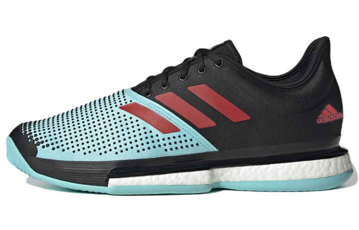 Adidas Adidas SoleCourt Black Pulse Aqua
