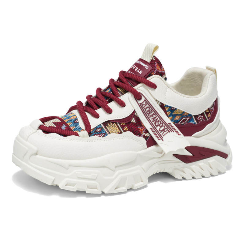 URBAN AUTHENTIC Slip Resistant And Breathable Low top Chunky Sneakers Men's