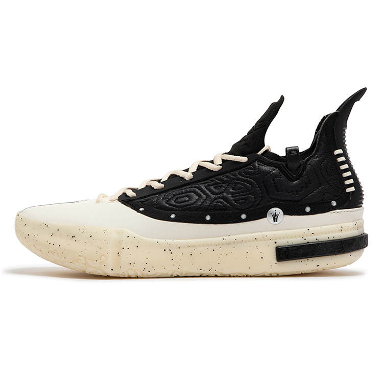361° Slip Resistant, Abrasion Resistant, Height Increasing Low top Basketball Shoes Men's Beige Black