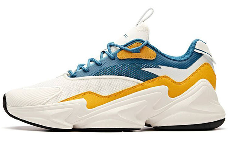 Anta Mesh, Synthetic Leather Cushioning Slip Resistant Abrasion Resistant Coverage Low top Chunky Sneakers Men's