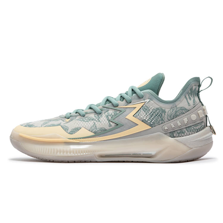 361° BIG3 5.0 Quick PRO Basketball Shoes Men's Low Top Feather White/Pumice
