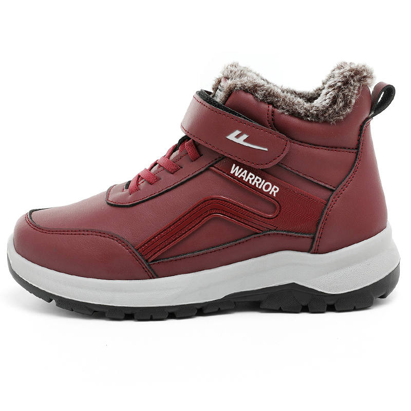 Warrior Thickened And Fleece Lined, Elderly Women's Winter Snow Boots, Middle Aged Athletic Shoes
