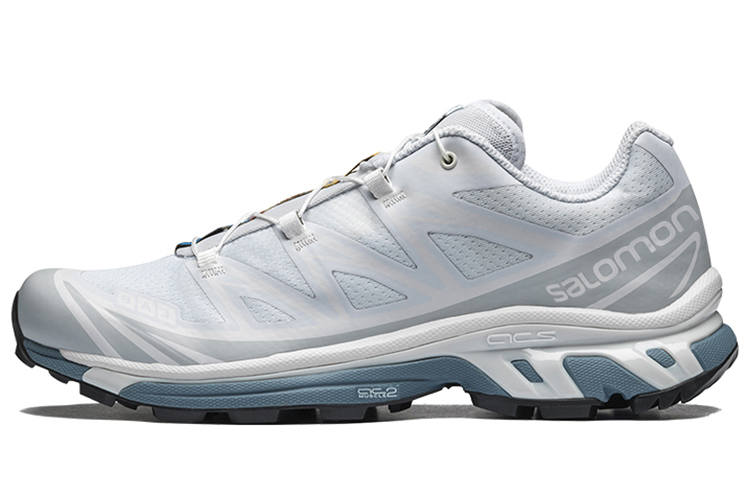 SALOMON XT 6 Mesh Comfortable Breathable Coverage Balance Low top Outdoor Shoes Unisex Glacier Blue