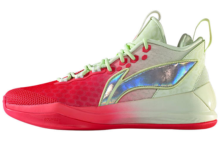 Li-Ning Li Ning Shadow 1 Basketball Shoes Men's Red Green