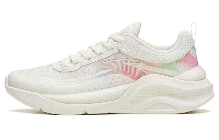 Anta Divine Journey Shenxing Fabric Slip Resistant Abrasion Resistant Low top Training Shoes Women's White Pink