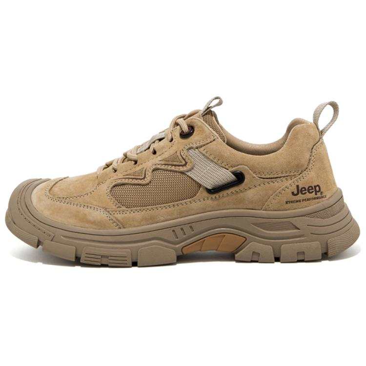 Jeep Comfortable And Breathable Jeep Abrasion Resistant Abrasion Resistant Low top Hiking Shoes Men's Sand