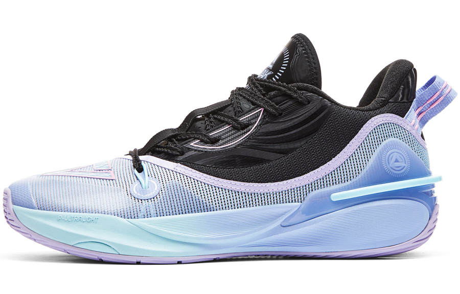 PEAK Taichi Beidou Slip Resistant, Abrasion Resistant, Breathable Low top Basketball Shoes Men's Variable Speed Purple